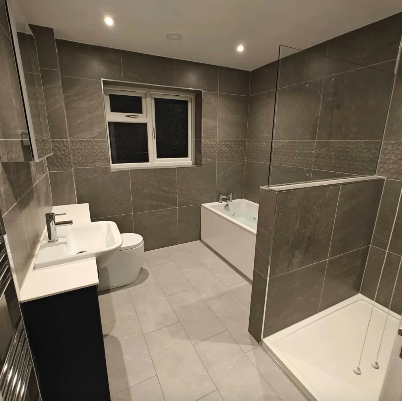 Luxury bathroom renovation by Dovestream Plumbing & Heating